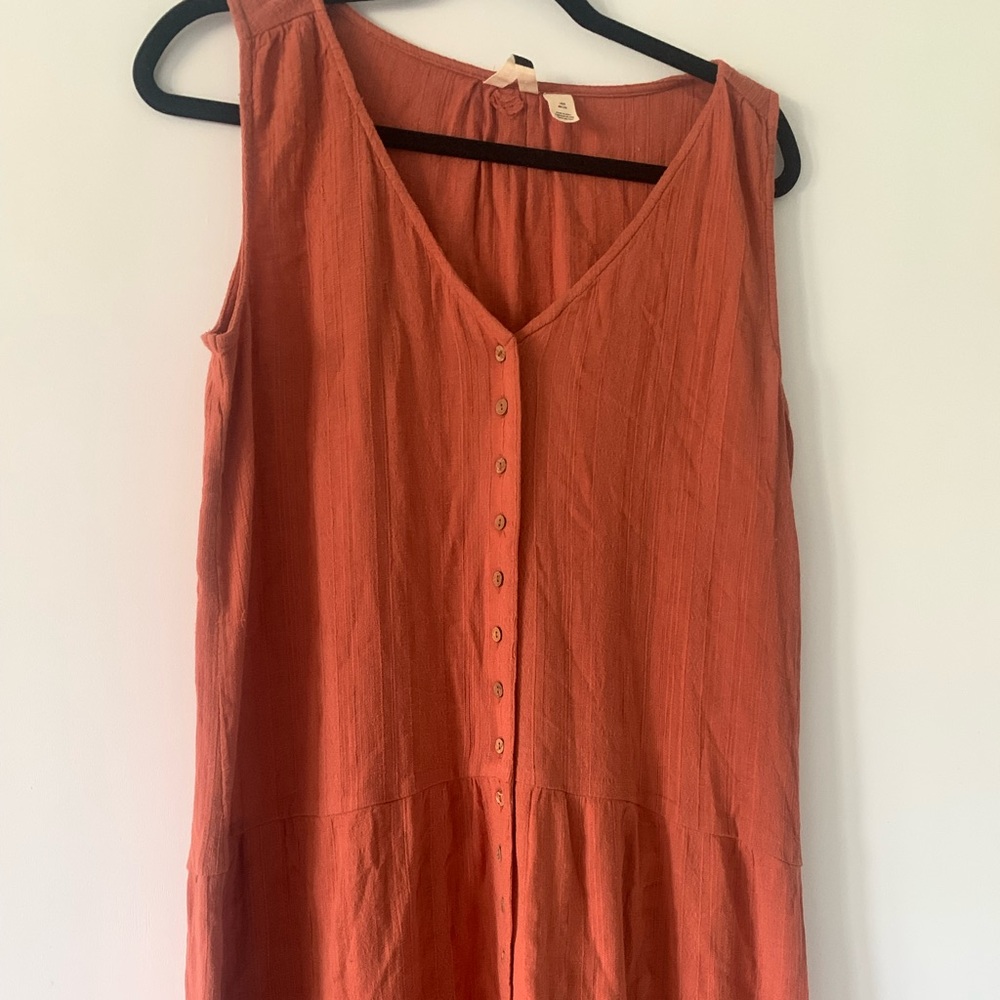 New maxi button down dress